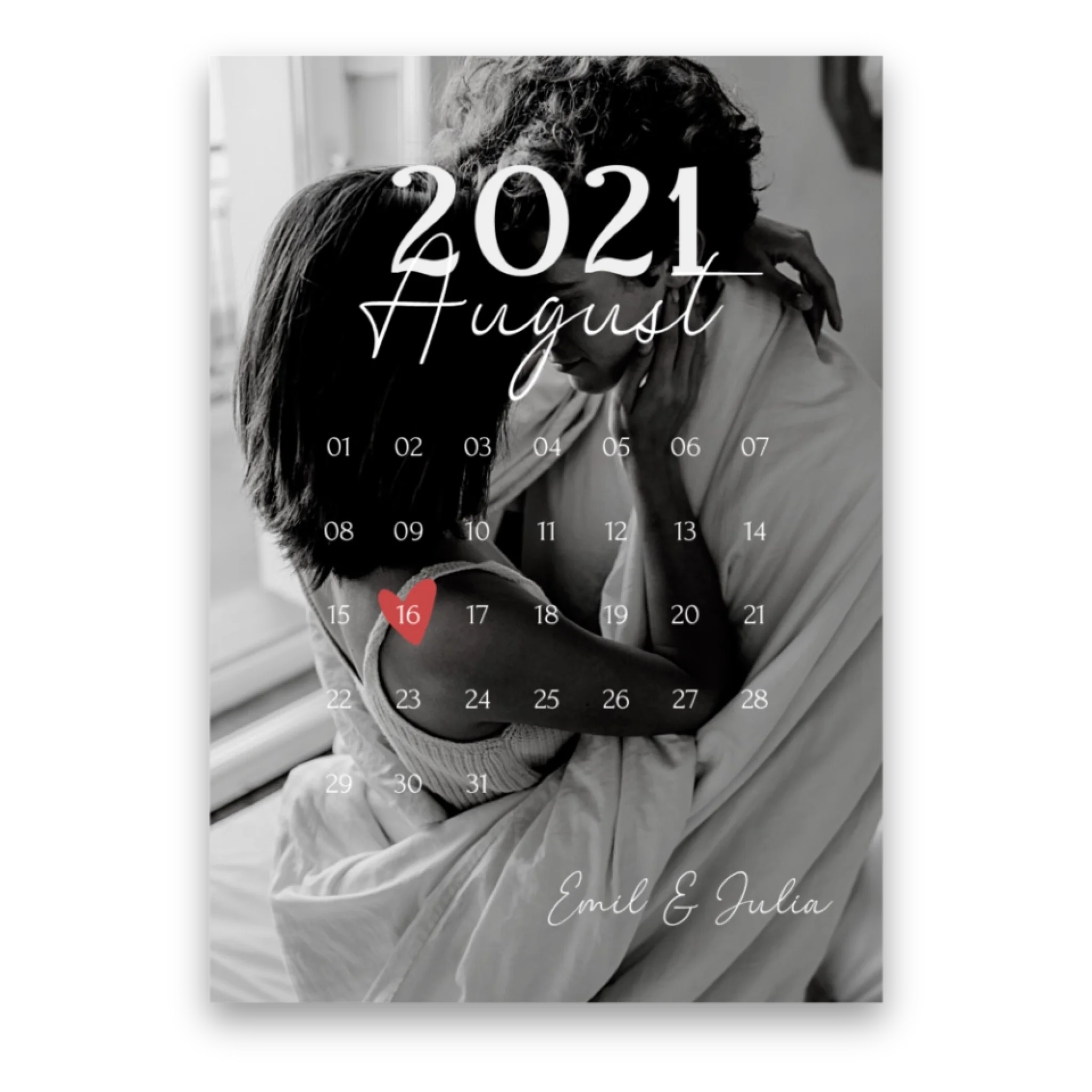 "Personalisiertes Jubiläum" - Poster