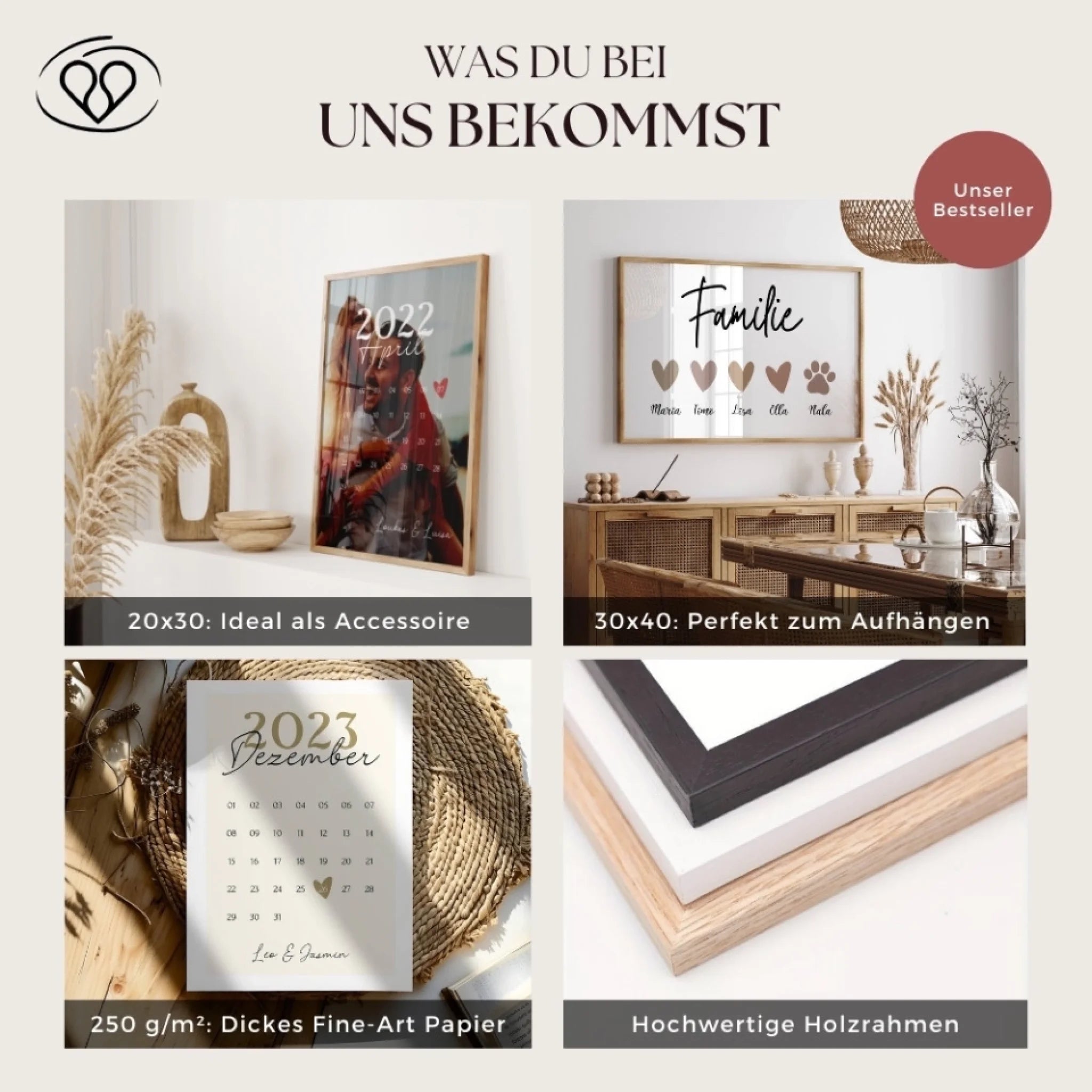 "Personalisiertes Jubiläum" - Poster