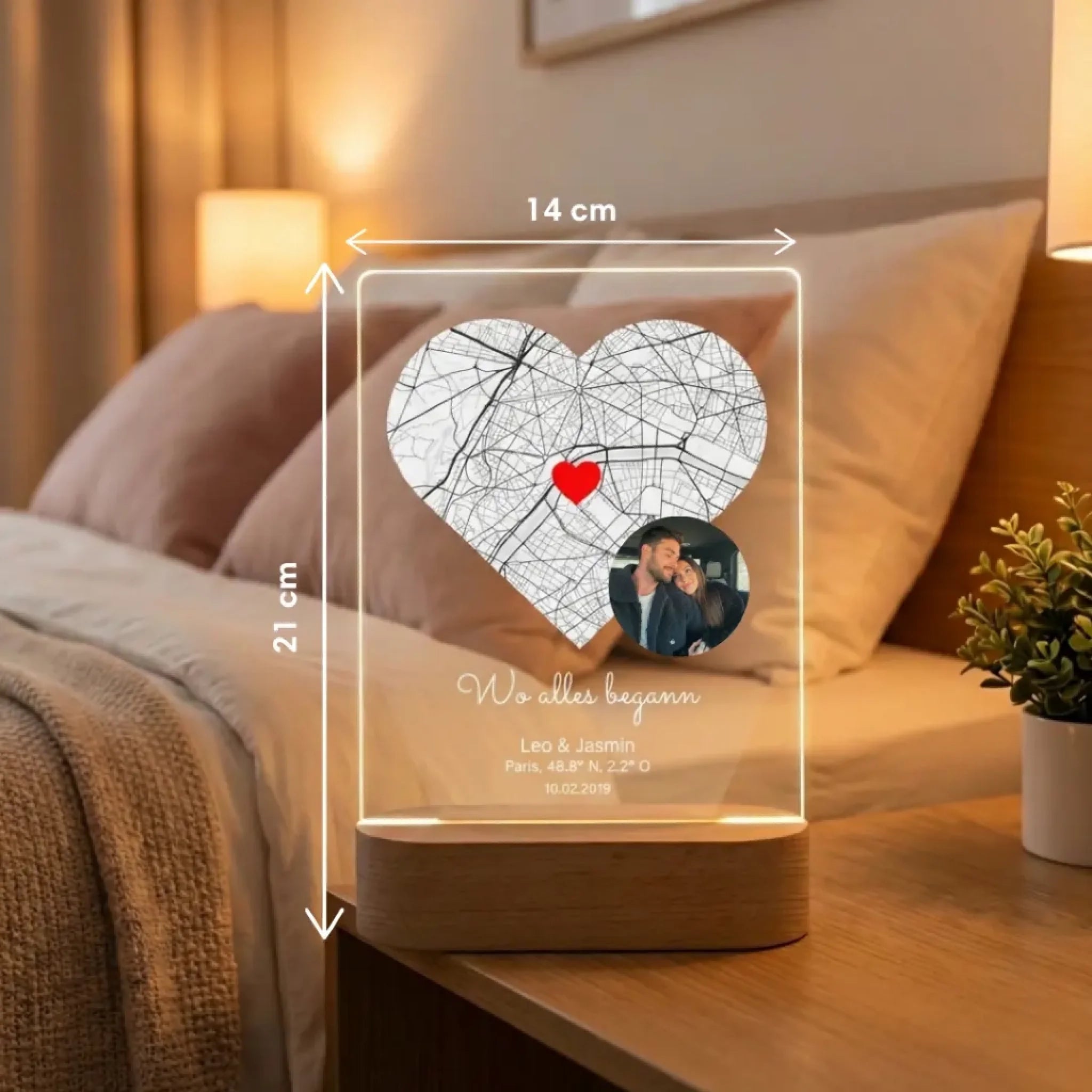 %22Wo alles begann%22 - Personalisiertes Nachtlicht mit Foto-4
