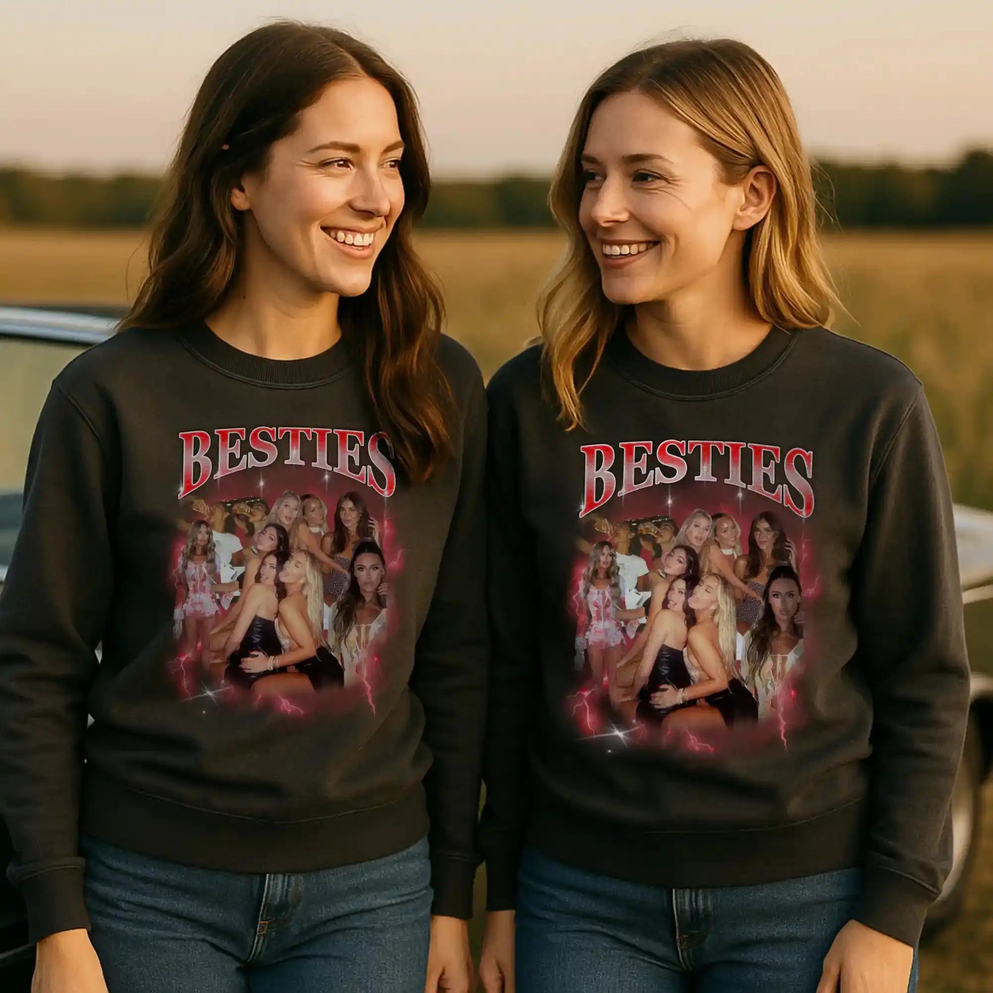 Personalisiertes Vintage Bootleg Sweatshirt