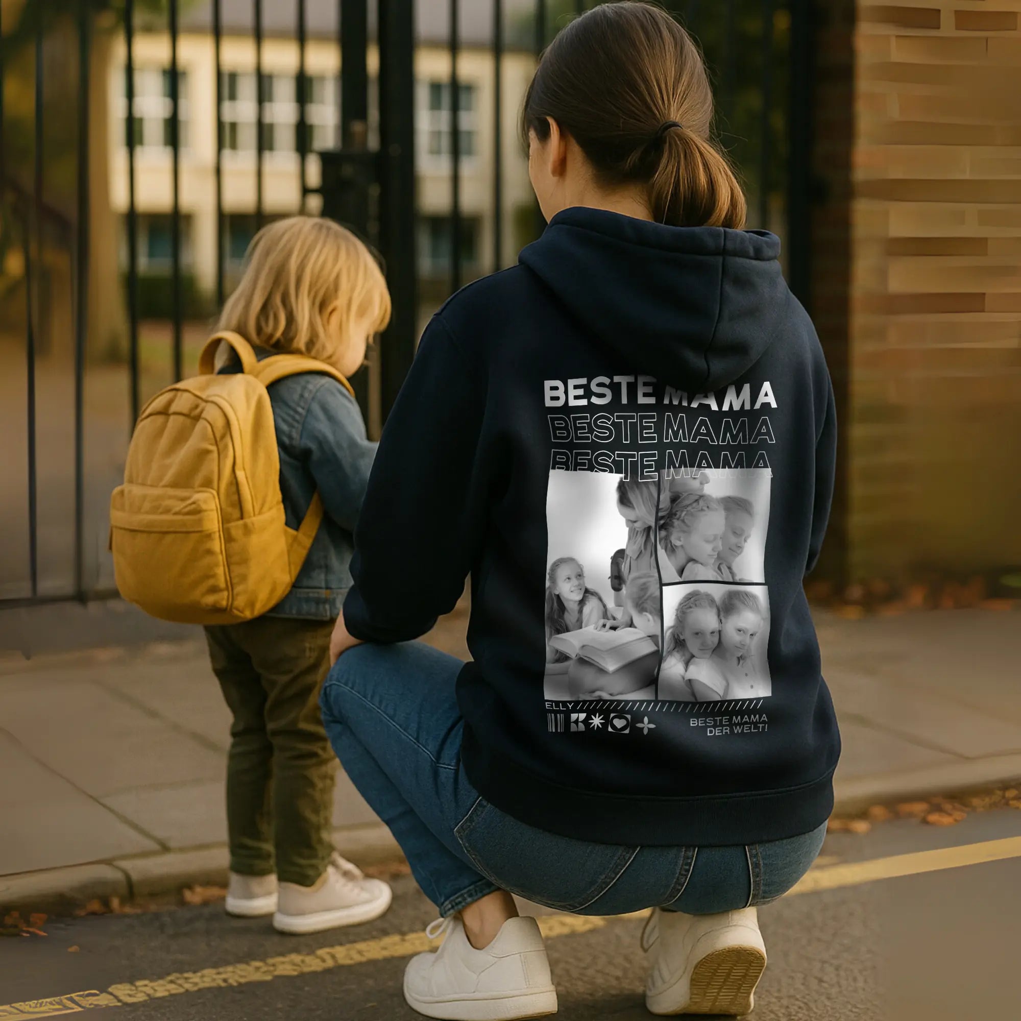 “Mama” - Personalisierter Hoodie mit Fotos