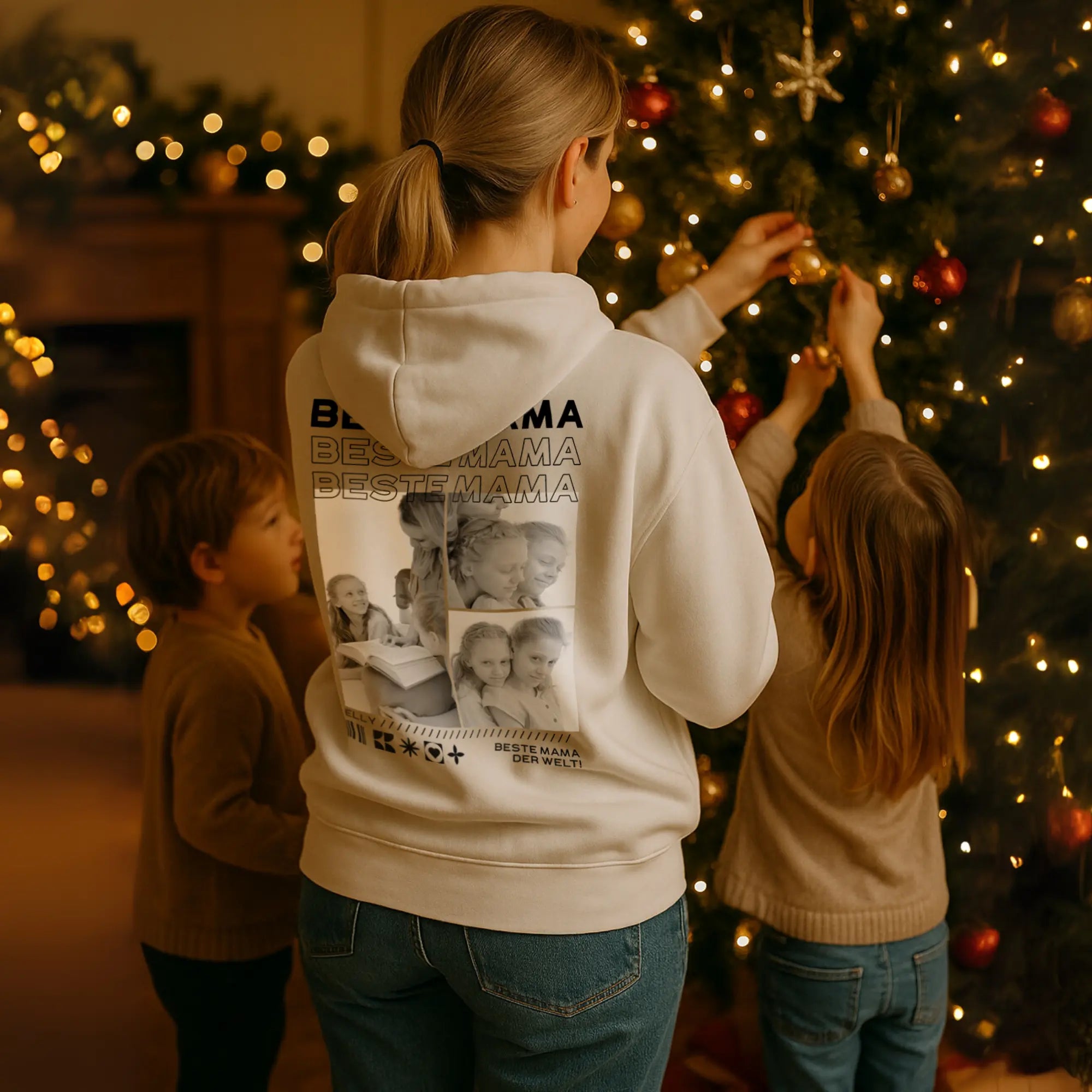 “Mama” - Personalisierter Hoodie mit Fotos