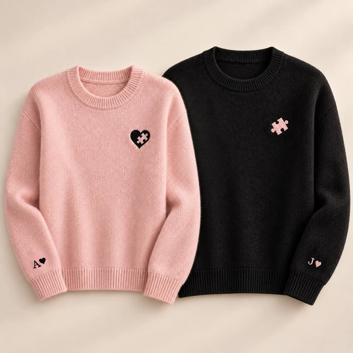 "Mein fehlendes Puzzleteil" – Personalisierte Partner-Pullover