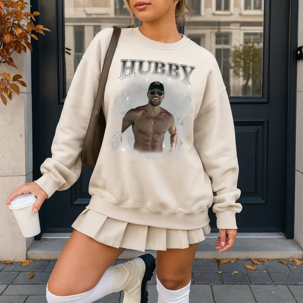 “WIFEY” - Personalisiertes Vintage Bootleg Sweatshirt