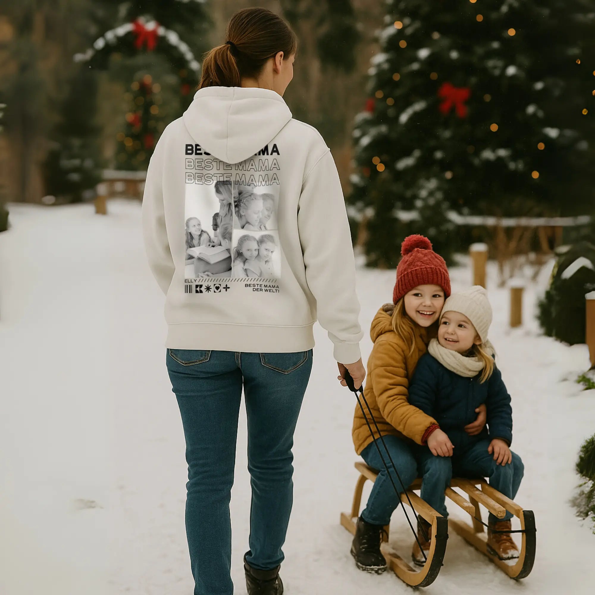 “Mama” - Personalisierter Hoodie mit Fotos