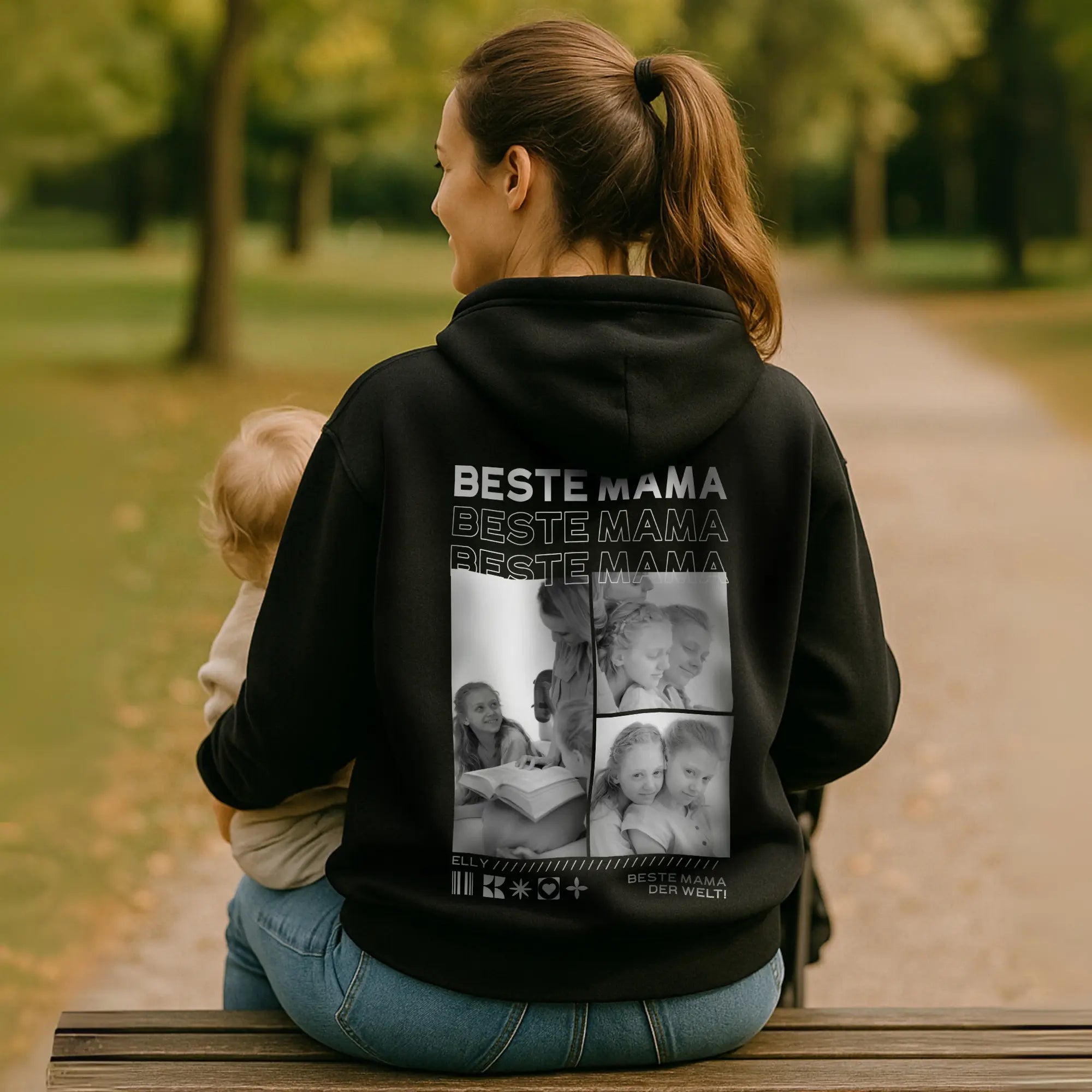 “Mama” - Personalisierter Hoodie mit Fotos