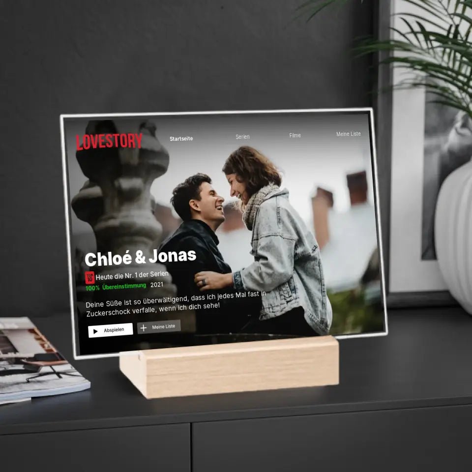 „Film/Serien Cover wie bei Netflix“ - Acrylglas - Wellentine.de