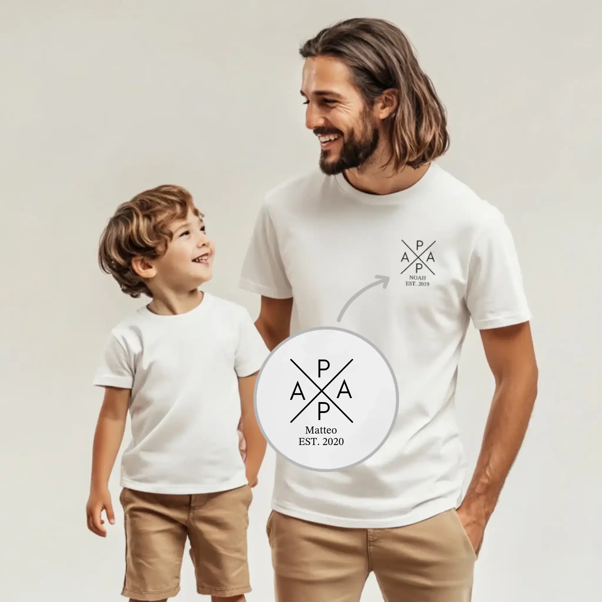 “PAPA Crossed” - Personalisiertes T-Shirt